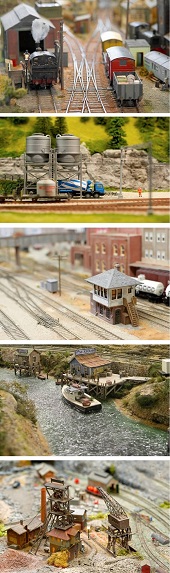 photos of model railroads