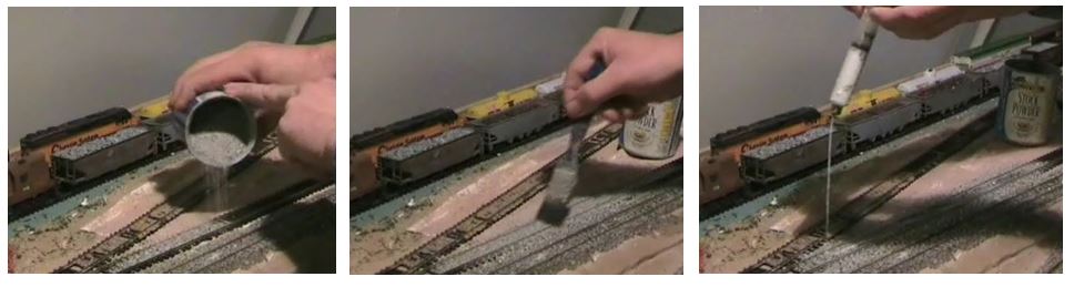 ballasting track