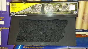 model railroad rock mold